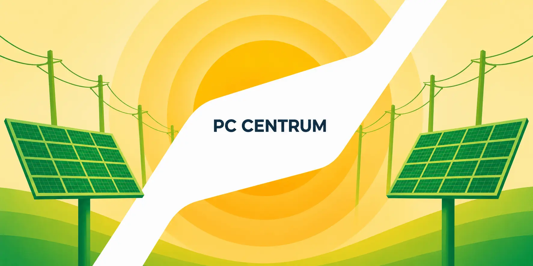 Obrazek ozdobny z napisem PC CENTRUM